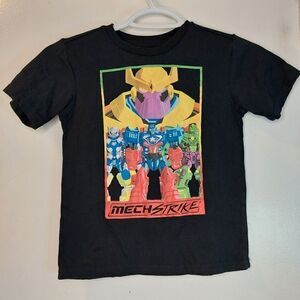 Kids Marvel Mech Strike Captain America and Optimus Prime T-shirt